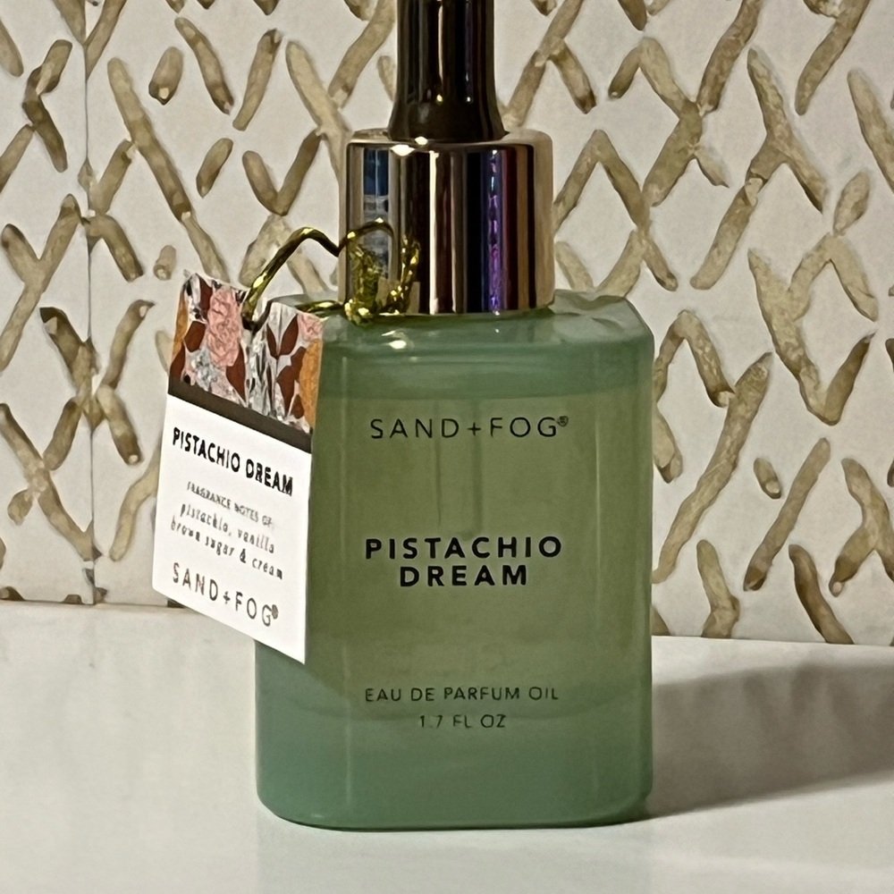 SAND + FOG PISTACHIO DREAM PERFUME OIL DROPPER - 1.7 OZ - NEW